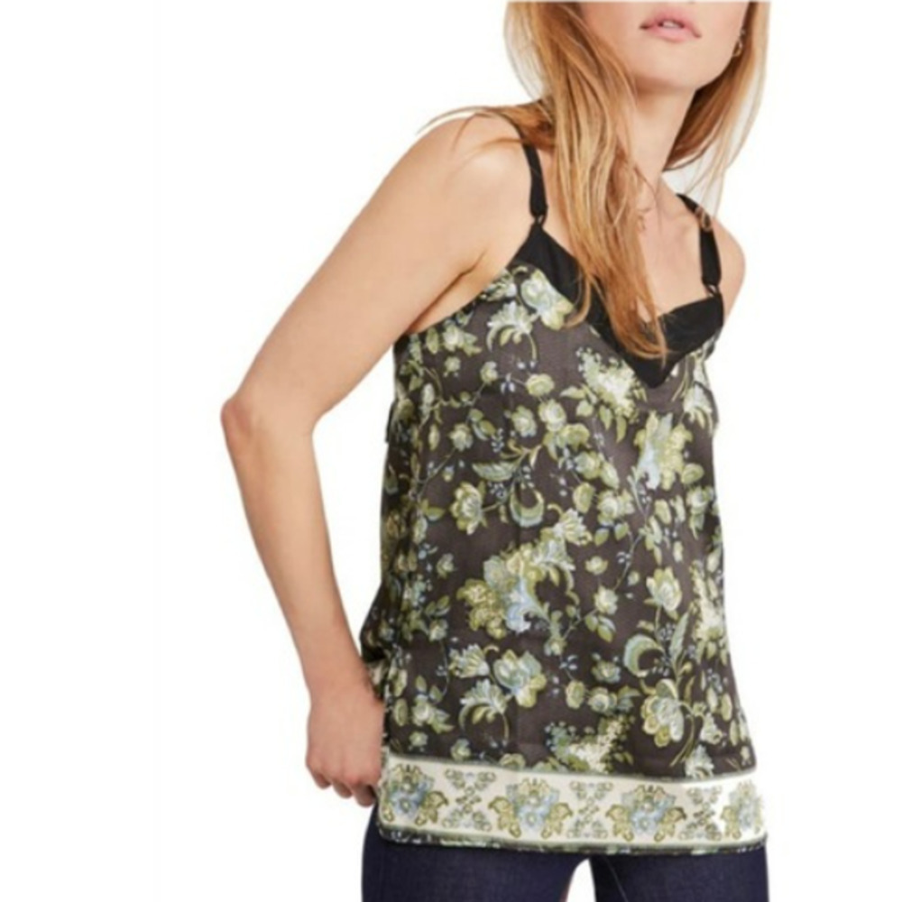 Free People Solstice Floral Camisole Slip Size Small - Picture 1 of 7